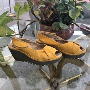 Fly London Wedge Sandal size 37